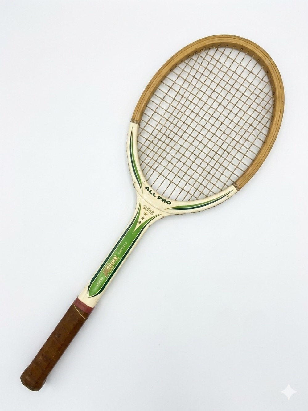 Vintage KMart All Pro Super Wooden Tennis Racket